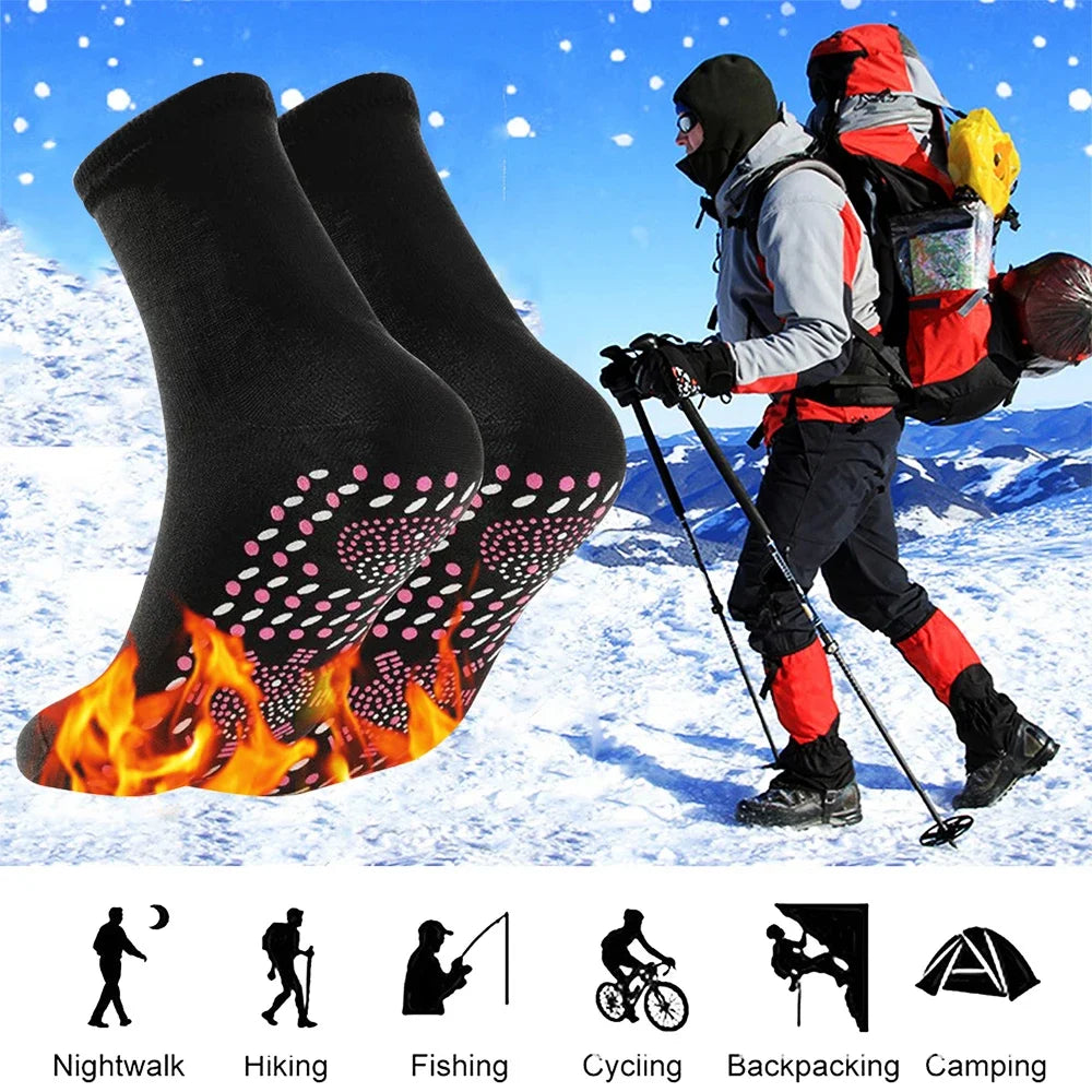 Self Heating Thermal Socks