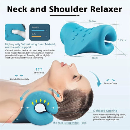 V-Shaped Neck and Shoulder Pillow Stretcher