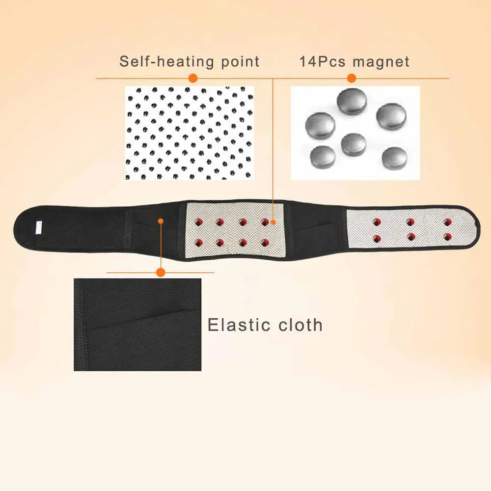 Magnetic Therapy Self-Heating Lumbar Support Belt